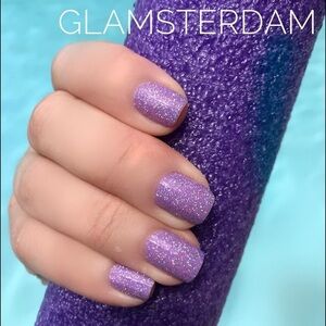Color Street - Glamsterdam - soft lavender sparkle nail strip set